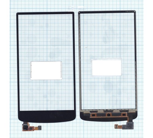 Сенсорное стекло (тачскрин) OPPO N1 черное