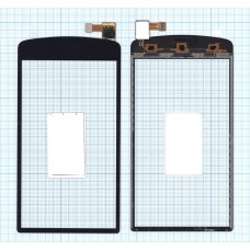 Сенсорное стекло (тачскрин) OPPO N1 mini черное