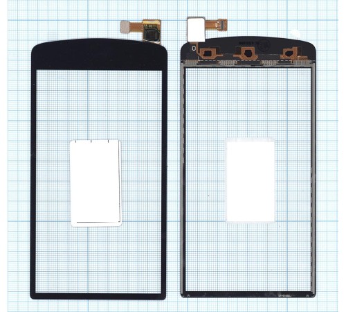 Сенсорное стекло (тачскрин) OPPO N1 mini черное