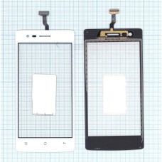 Сенсорное стекло (тачскрин) OPPO Neo 5 белое