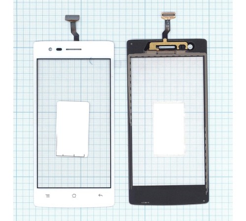 Сенсорное стекло (тачскрин) OPPO Neo 5 белое