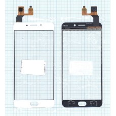 Сенсорное стекло (тачскрин) OPPO R9 белое