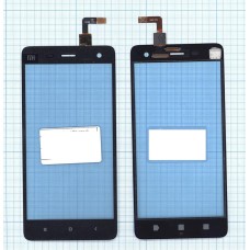 Сенсорное стекло (тачскрин) Xiaomi Mi4 черное