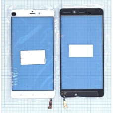 Сенсорное стекло (тачскрин) Xiaomi Mi Note белое