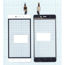 Сенсорное стекло (тачскрин) Xiaomi Redmi 4 белое