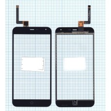Сенсорное стекло (тачскрин) Meizu M1 note черное