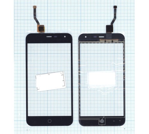 Сенсорное стекло (тачскрин) Meizu M1 Note Mini черное