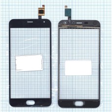 Сенсорное стекло (тачскрин) Meizu M2 mini черное