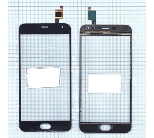 Сенсорное стекло (тачскрин) Meizu M2 mini черное