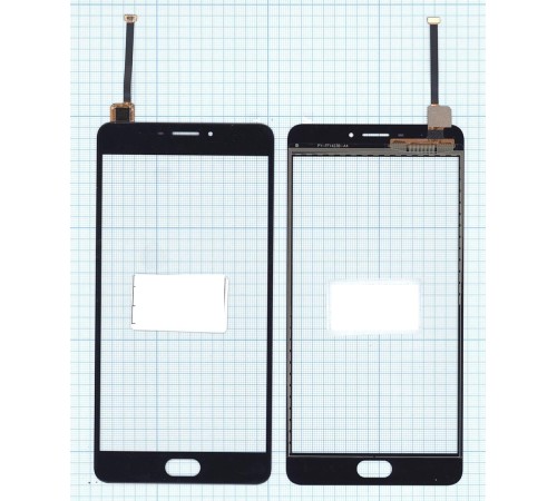 Сенсорное стекло (тачскрин) Meizu M3 Max черное