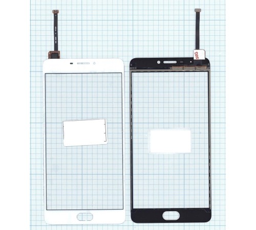 Сенсорное стекло (тачскрин) Meizu M3 Max белое