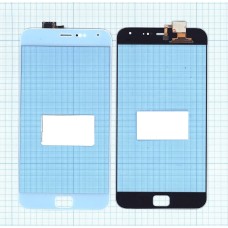 Сенсорное стекло (тачскрин) Meizu MX4 Pro белое