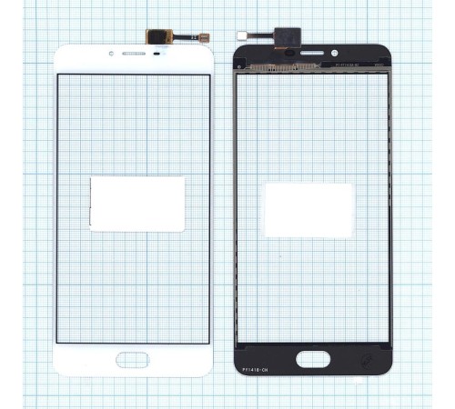 Сенсорное стекло (тачскрин) Meizu U20 белое