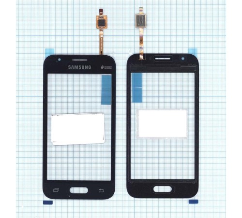 Сенсорное стекло (тачскрин) Samsung Galaxy J1 Mini SM-J105H черное