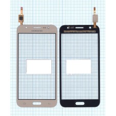 Сенсорное стекло (тачскрин) Samsung Galaxy J5 SM-J500 золотистое