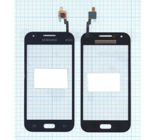 Сенсорное стекло (тачскрин) Samsung Galaxy J1 Ace SM-J110H синее