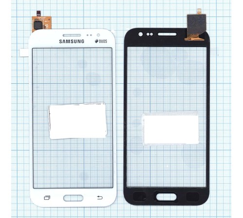 Сенсорное стекло (тачскрин) Samsung Galaxy J2 SM-J200 белое