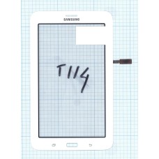 Сенсорное стекло (тачскрин) Samsung Galaxy Tab 3 Lite 7.0 SM-T114 белое