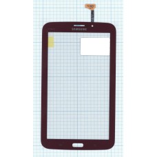 Сенсорное стекло (тачскрин) Samsung Galaxy Tab 3 7.0 SM-T211 красное