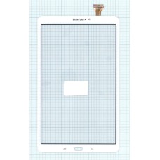 Сенсорное стекло (тачскрин) Samsung Galaxy Tab A 10.1 SM-T580/T585/T587 белое
