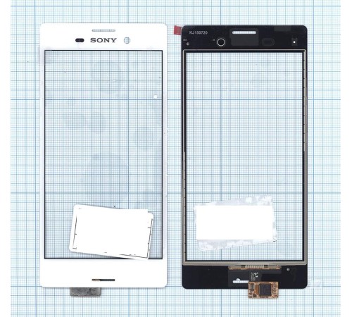 Сенсорное стекло (тачскрин) Sony Xperia M4 Aqua белое