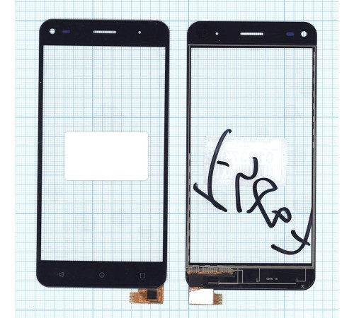 Сенсорное стекло (тачскрин) Fly FS507 Cirrus 4 черный