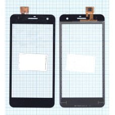Сенсорное стекло (тачскрин) Fly IQ4512 EVO Chic 4 Quad черный