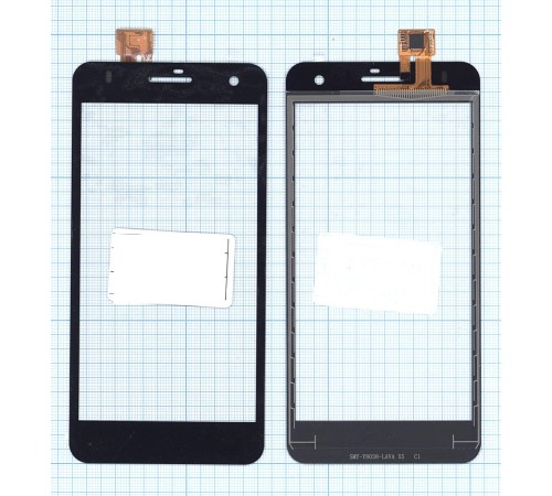 Сенсорное стекло (тачскрин) Fly IQ4512 EVO Chic 4 Quad черный
