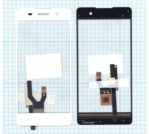 Сенсорное стекло (тачскрин) Sony Xperia E5 F3311 белое