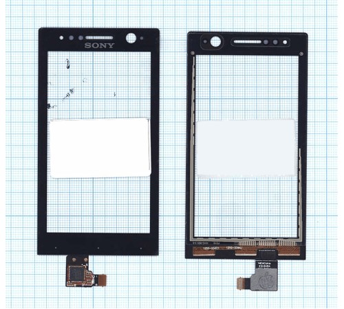 Сенсорное стекло (тачскрин) Sony Xperia U ST25i черный