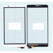 Сенсорное стекло (тачскрин) Huawei Ascend Mate 7 белый