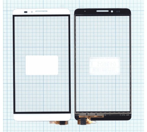 Сенсорное стекло (тачскрин) Huawei Ascend Mate 7 белый