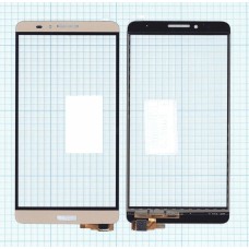 Сенсорное стекло (тачскрин) Huawei Ascend Mate 7 золотой