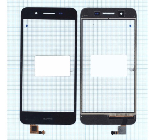 Сенсорное стекло (тачскрин) Huawei GR3 черный