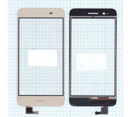 Сенсорное стекло (тачскрин) Huawei GR3 золотой