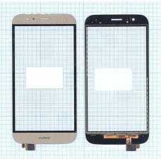 Сенсорное стекло (тачскрин) Huawei G7 Plus золотой