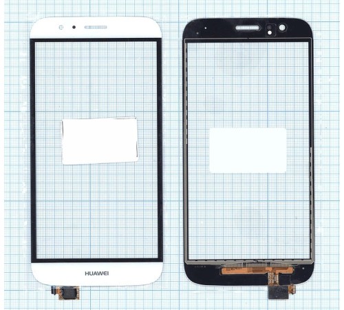 Сенсорное стекло (тачскрин) Huawei G7 Plus белый
