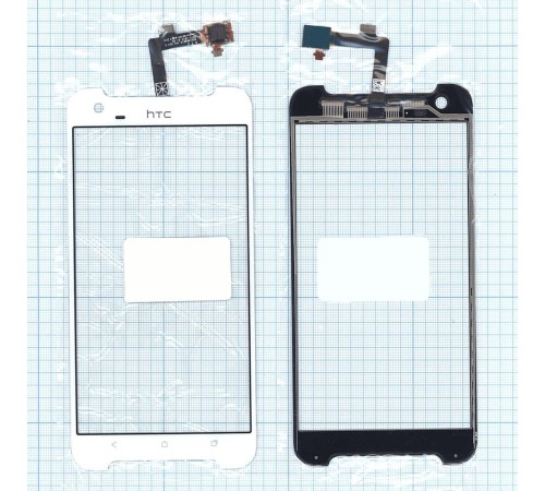Сенсорное стекло (тачскрин) HTC One X9 белое