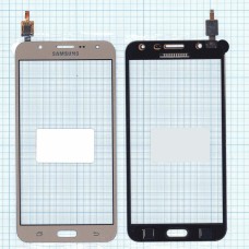 Сенсорное стекло (тачскрин) Samsung Galaxy J7 SM-J700F золотистое