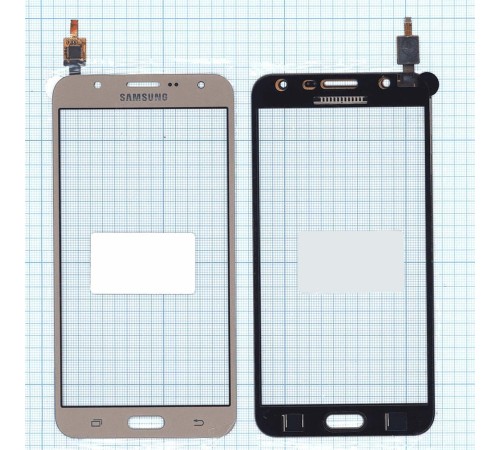 Сенсорное стекло (тачскрин) Samsung Galaxy J7 SM-J700F золотистое