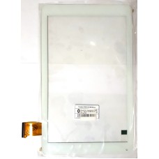 Сенсорное стекло (тачскрин) для Prestigio PMT5021; Oysters T72MD, T104MBi 3G (PB101JG1389) белое (T0142)