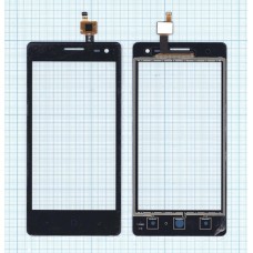 Сенсорное стекло (тачскрин) ZTE Blade GF3 черное