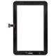 Сенсорное стекло (тачскрин) Samsung Galaxy Tab 2 7" P3100 черное с отверстием под динамик