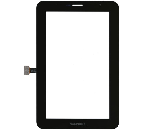Сенсорное стекло (тачскрин) Samsung Galaxy Tab 2 7" P3100 черное с отверстием под динамик