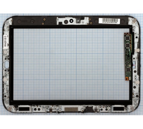 Сенсорное стекло (тачскрин) Lenovo IdeaPad K1 54.20014.104 черный с рамкой