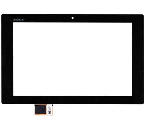 Сенсорное стекло (тачскрин) Sony Xperia Tablet Z черный I101FGT08.1 черное