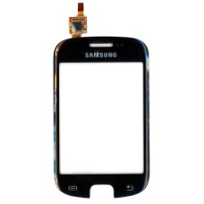 Сенсорное стекло (тачскрин) Samsung Galaxy Fit S5670 черное