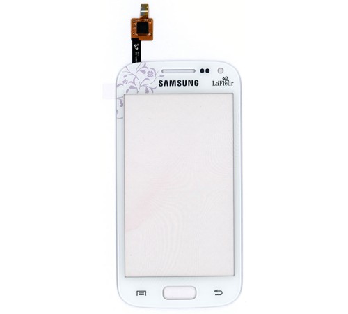 Сенсорное стекло (тачскрин) Samsung Galaxy Ace II GT-I8160 LaFleur белое