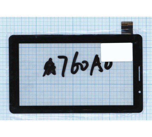 Сенсорное стекло (тачскрин) FPC-0760A0-V01 черное