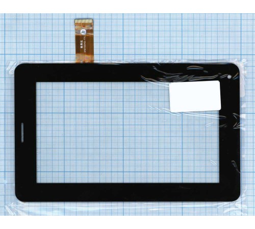 Сенсорное стекло (тачскрин) GM070004G1-FPC-2 черное